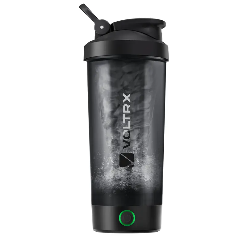VOLTRX Electric Protein Shaker Bottle - USB-C Rechargeable Drink Mixer, 24oz (450ml) BPA-Free with 3 Scoop Capacity, Detachable Structure for Daily Use & Meal Replacements