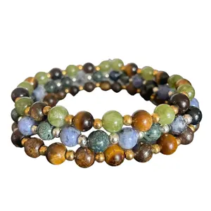 Eye Color Bracelet Kit 2 Pack DIY Couples Activity DIY Friendship Bracelet Activity Family Bracelets Mens Bracelet Womens Bracelet matching bracelet couple jewlery