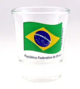 Brazil Flag Shot Glass