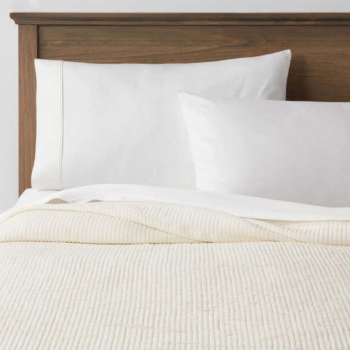 Double Cloth Quilt - Threshold™ - Color: Cream - Size: Full/Queen