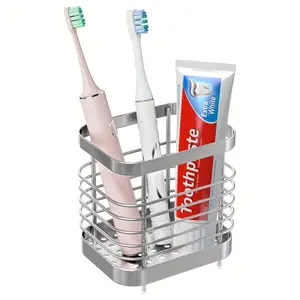 1pc Multifunctional Toothbrush and Toothpaste Holder, Toothbrush Storage, Bathroom Accessory, Toothbrush Holders