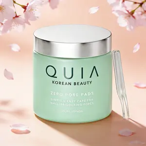 QUIA Dual Textured Exfoliating Pads 150ml – Korean Skincare for Tighter, Clearer Pores & Soft, Smooth Complexion
