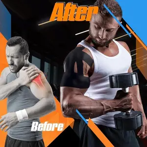 10pcs Shoulder Neck Muscle Tape Set, Waterproof Sports Support Tape, Relieves Muscle Tension Fatigue, Ideal for Badminton Basketball Running