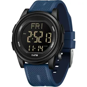 Digital Watches for Men Women:   Wristwatch with Stopwatch  Date - LED Backlight Big Numbers  Watch for Outdoor Camping Running Cycling
