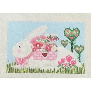 Valentine Bunny Basket