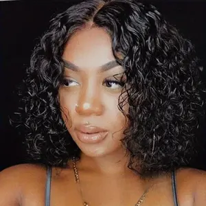 African wig ladies in Europe and America short curly hair explosive head chemical fiber headgear heat-resistant wear naturally suitable for daily parties, banquets and festivals to dress up wigs. synthetic wig curly hair wig bang wig