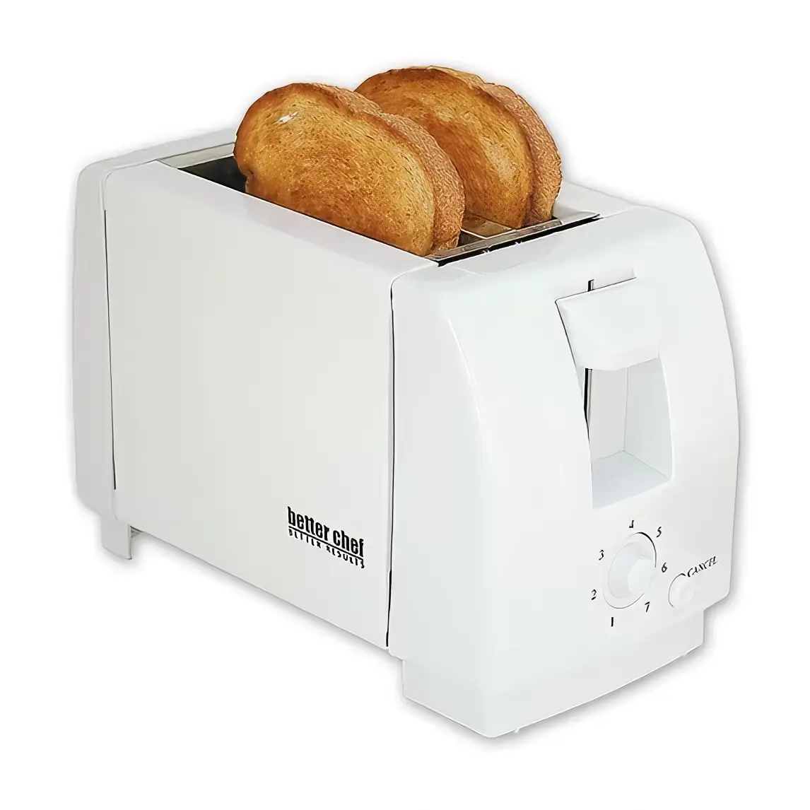 Better Chef 2-Slice Toaster IM-210W - Compact, Efficient Kitchen Toasting Solution