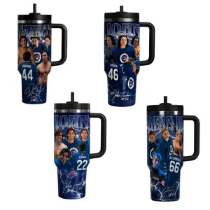 Off-Campus  Briar University Hawks 40oz Tumbler – Graham 44, Logan 22, Tucker 46 & Di Laurentis 66 BookTok Inspired Travel Tumbler Gift