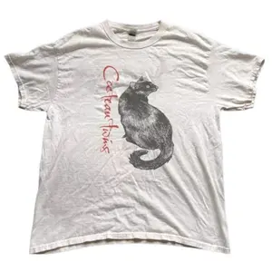 Vintage Cocteau Twins graphic tee, rock music fan top Shirt