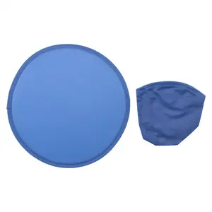 Summer cool artifacts　Foldable Round circular Fan　Blue