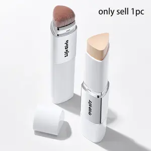 Life Girls Lightweight Long-Lasting Foundation Stick, Dual Head with Brush, Portable Makeup Base, Flawless Skin Finish