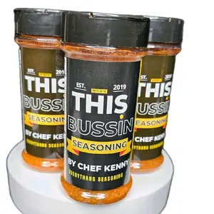 Chef Kenny Trio Everythang Bus Down Bundle - Chicken Beef Seafood Vegetables Vegetarian 12 oz Essential Seasoning with No Artificial Ingredients - Spice Flavor Kitchen