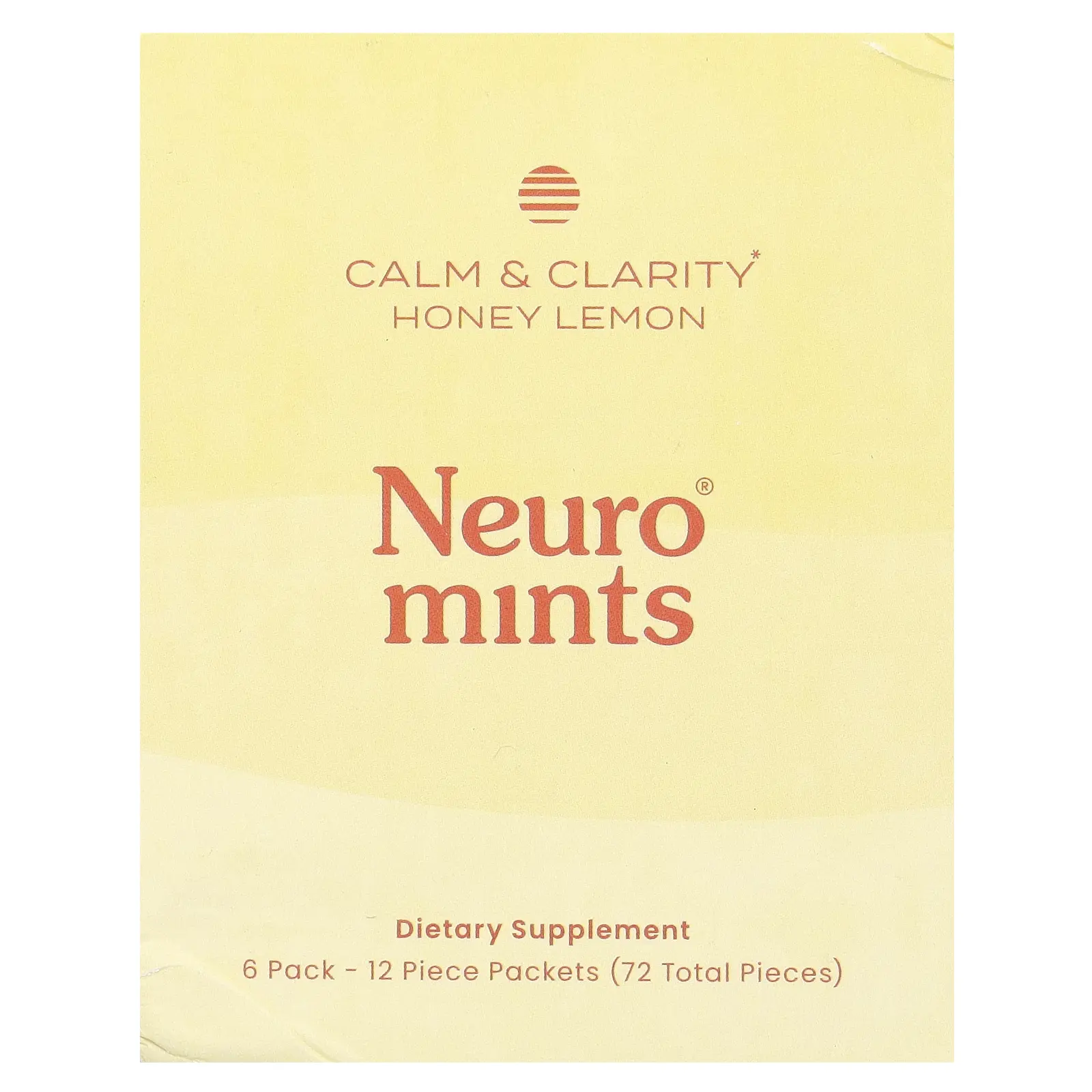 NeuroGum NeuroMints, Calm & Clarity, Honey Lemon, 6 Packs, 12 Pieces Each NeuroGum NeuroMints, Calm & Clarity, Honey Lemon, 6 Packs, 12 Pieces Each