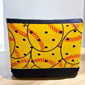 Softball Beach Tote Bag - Medium