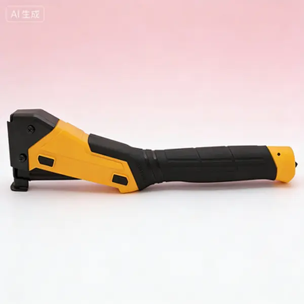 Heavy-Duty Anti-Vibration Staple Gun, Reusable Hammer Tacker Tool for Upholstery and Insulation, Ergonomic Grip, Durable Construction, Professional Stapler for Carpentry and Framing