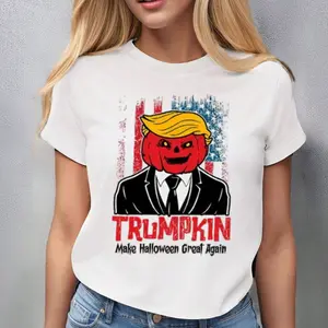 "Trumpkin" T-Shirt - Funny Halloween President Tee - "Make Halloween Great Again" - Trending Unisex Graphic Apparel for Supporters