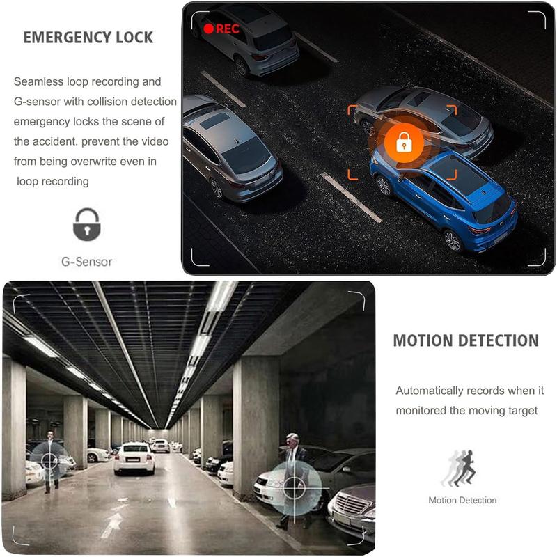 Full View Car Dashcam System, 360° 4 Channel Dash Cam with Front Rear Left Right Camera, 4K Recording, Night Vision, 64GB SD Card, G-Sensor, Loop Recording & Crash Lock Full View Car Dashcam System, 360° 4 Channel Dash Cam with Front Rear Left Right Camera, 4K Recording, Night Vision, 64GB SD Card, G-Sensor, Loop Recording & Crash Lock