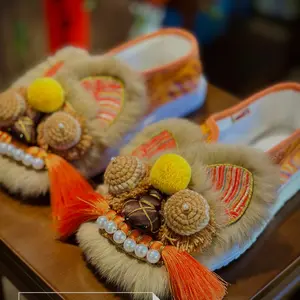 Auspicious Tiger - [Spring New - Xichu XICHU Handmade Melaleuca Cloth Shoes]A Touch of Oriental Elegance. Traditional Craft, Modern Design.#NewChineseStyle#ClothShoes#ChineseCulture#ComfortableShoes#Elegant