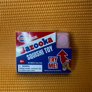 Bazooka scented squishi stress relief toy