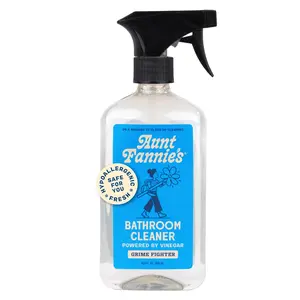 Aunt Fannie's All Purpose Bathroom Cleaner Vinegar Spray for Shower, Tub, Toilet, Tile, Sink and Fixtures, 16.9 Oz