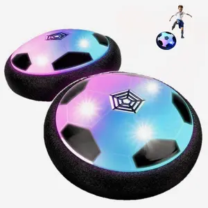 Kids Toys Hover Soccer Ball Floating with Led Lights, Soft Foam Bumper for Kids Training, Indoor Air Football Game, Birthday Gifts for Ages 3-10 Boys and Girls Soccer ball