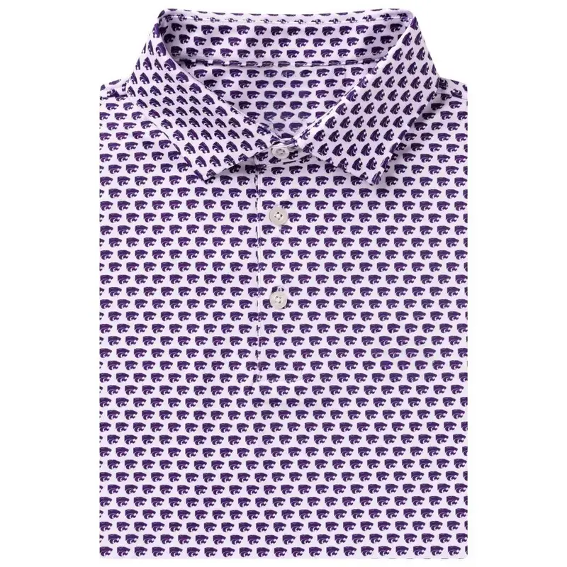 Men’s Collegiate Style Polo – Kansas State Inspired Classic Performance Shirt