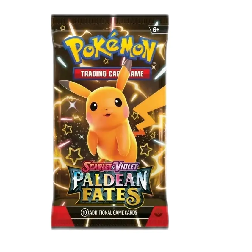 Paldean Fates Booster pack- Scarlet & Violet Series - 10 Collectible Trading Cards - Premium Trading Card Game - Enhance Your Collection
