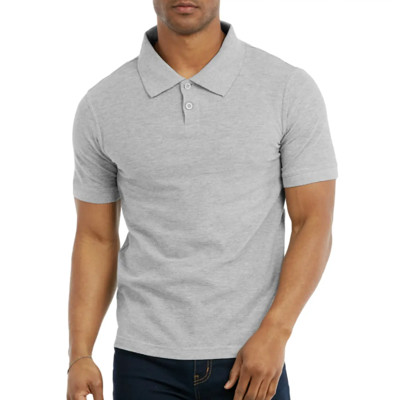 Men's Polo Shirt Cotton S-3XL Half Button Front Short Sleeve Regular Big & Tall Plain Daily Classic-Fit Casual Top Golf Outdoor Breathable Menswear