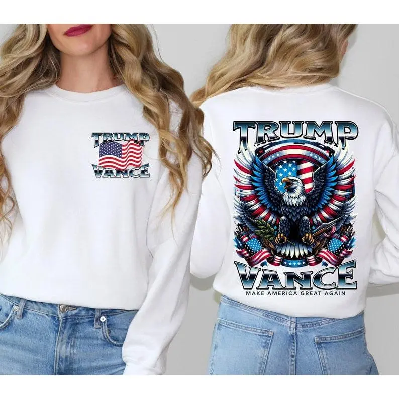 Trum Vance 2024 Sweatshirt, Make America Great Again, MAGA Sweatshirt, Republican Shirt, Political Shirt, Donallld Trum Sweatshirt