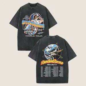 Retro Benson Boone Fireworks and Rollerblades World Tour T-Shirt Wash Beautiful Things Fashion Y2K Shirts for Benson Boone Fan Gift