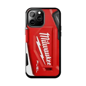 Mechanic Tool Box Style Protective,Heavy Duty Power Tool Inspired Red, Case Compatible with iPhone 7, 8, X, 11, 12, 13, 14, 15, 16 17 & Samsung Galaxy S21, S22, S23 & S24 S25 series