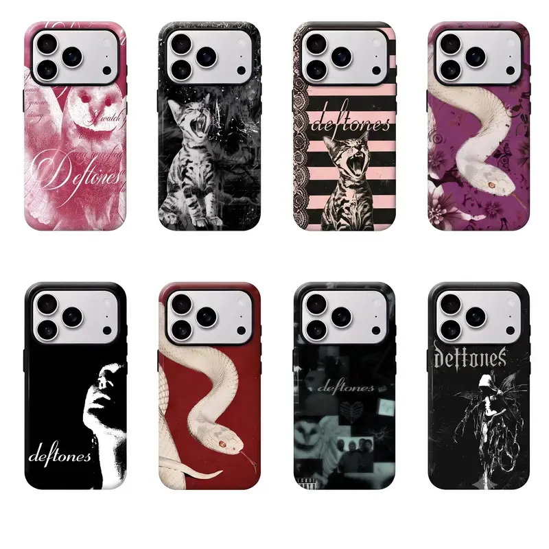 Deftones White Pony Dark Gothic Polycarbonate Cellphone Case - Durable, Shockproof Protection for iPhone 11121314151617 ProMax Plus