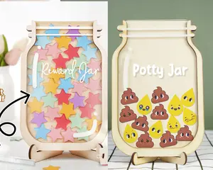 EduGenius COMBO 60 tokens - Star & Poop Reward Jar for Classroom – Star PoopTeacher Gift, Back to School Reward System