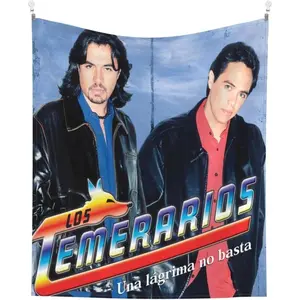 TEBAIZOUE Los Music Temerarios Tapestry Aesthetic Tapestries Wall Hanging Poster Art Decor Party Backdrop 60X51 In