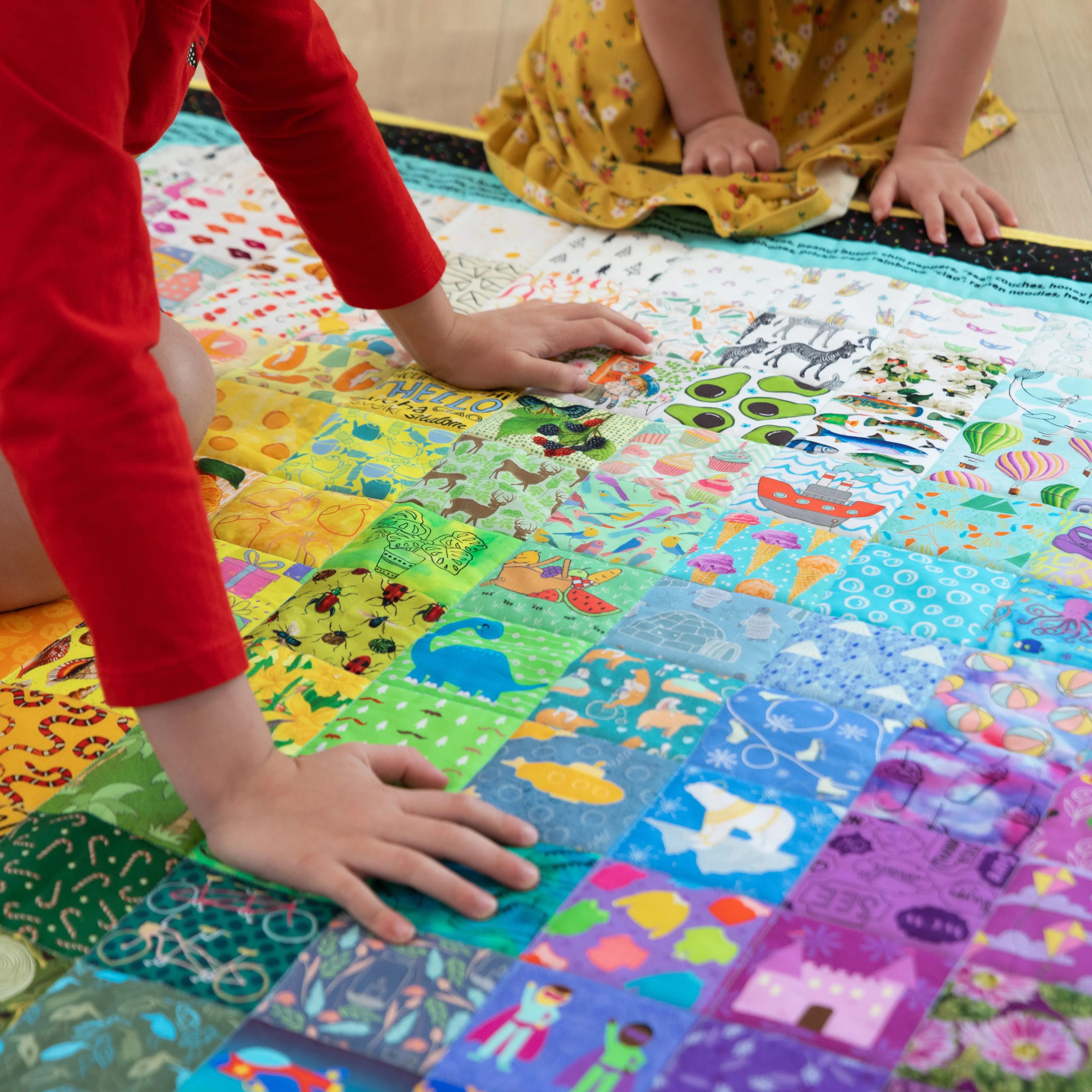 Cotton Hidden Pictures Panel Quilt Kit