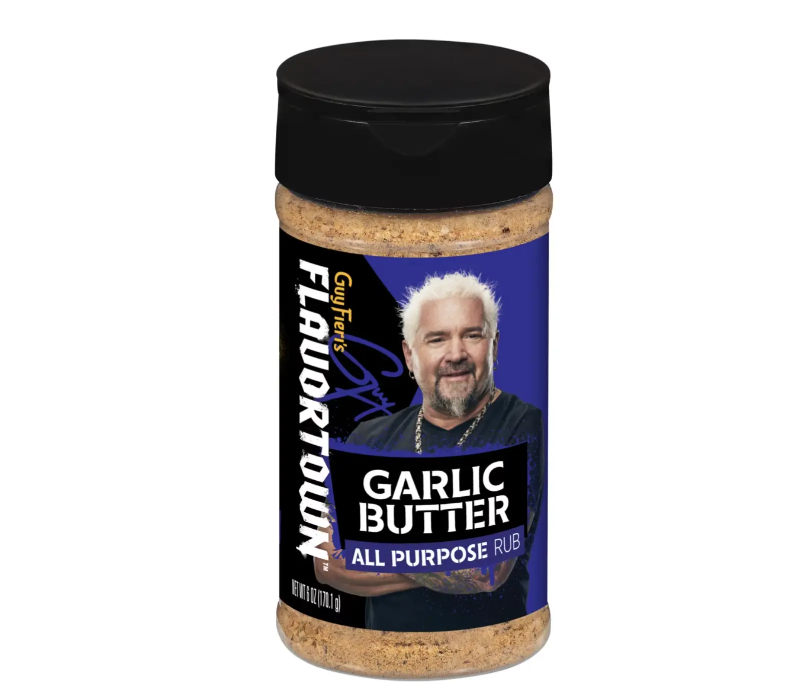 Flavortown All Purpose Garlic Butter Rub Seasoning, 6 oz