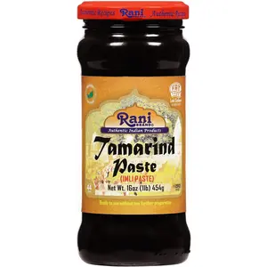 Rani Tamarind Paste Puree (Imli) 16oz (1lb) 454g Glass Jar, No added sugar ~ All Natural | Vegan | Gluten Free | No Colors | NON-GMO | Kosher | Indian Origin
