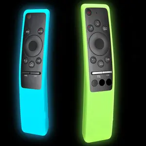 Cover for Samsung Remote Silicone Protective Case Dustproof Design Compatible with Samsung TV Remote Control Cover BN59 Series Glow in The Dark Remote Skin Sleeve