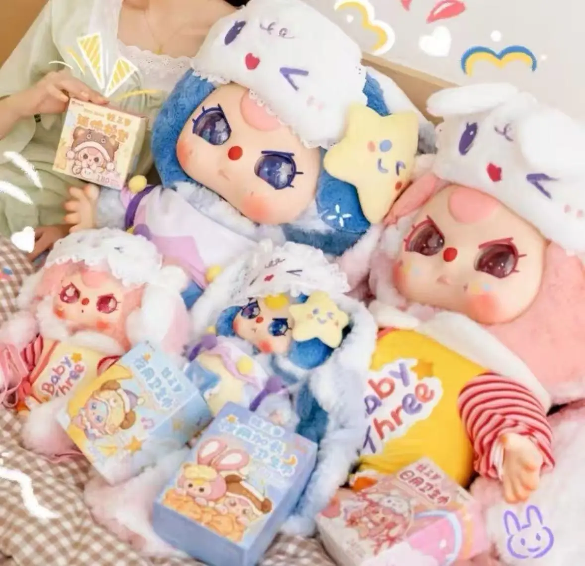 1000% Plush Good Night little gifts for girls Doll, Big Stuffed Toy for 3-Year-Old Babies, Home Decoration & Gift Item cute girly gifts