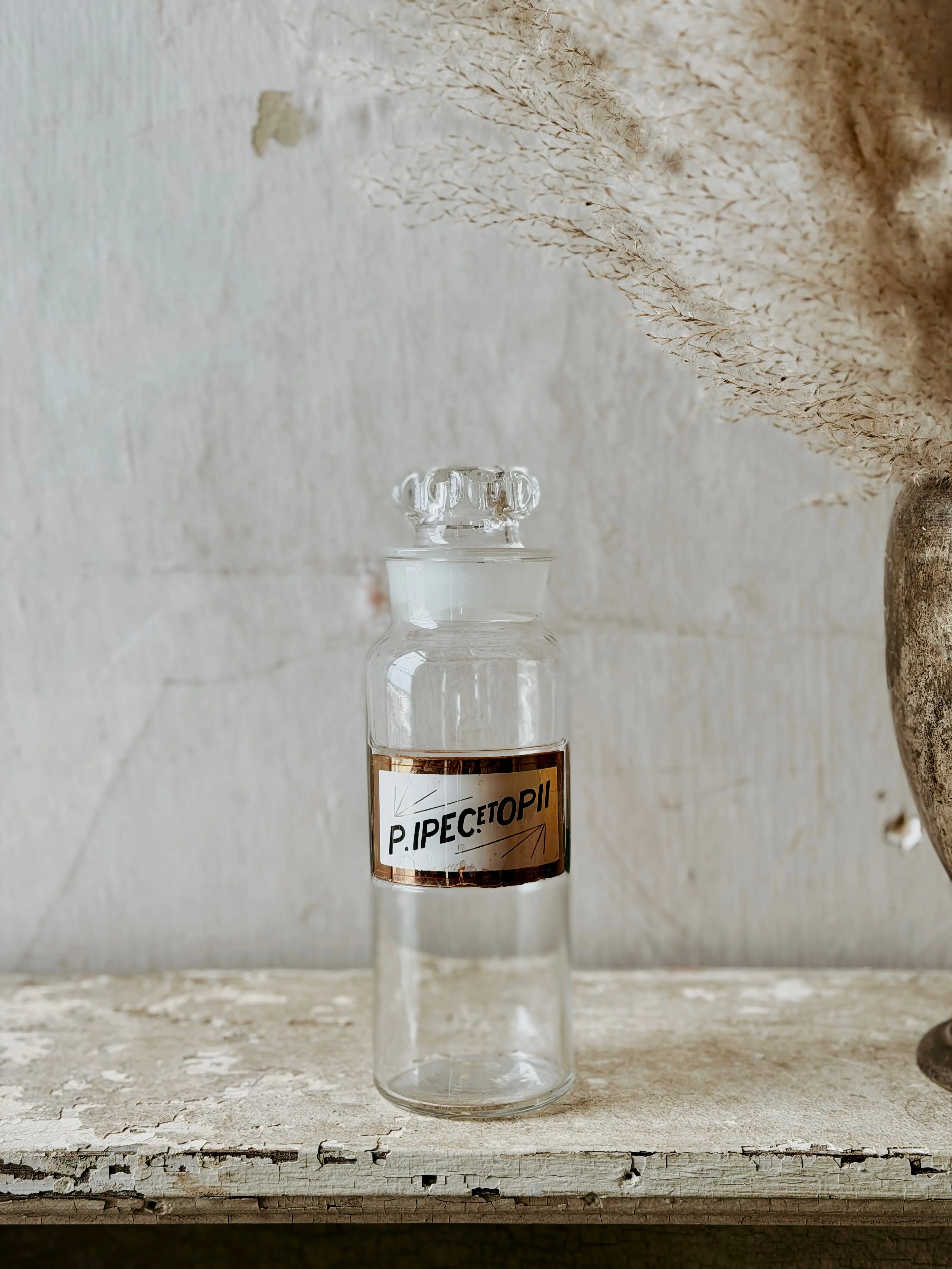 Patina Vie Vintage Apothecary Bottle with Stopper II