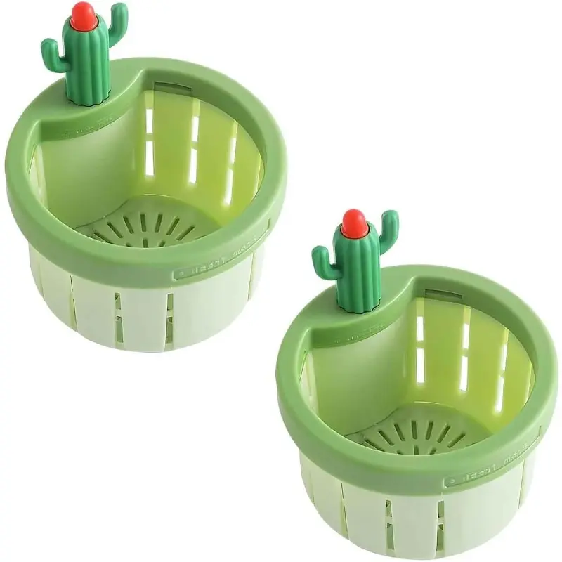 Cactus Kitchen Sink Drain Strainer, Cactus Sink Strainer, Self-Cleaning Sink Strainer,Press Automatic Dumping Basket, Kitchen Sink Collector Filter