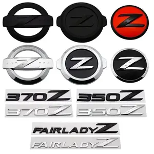Car Front Emblem Sticker Auto Rear Trunk Badge for Nissan Z 350Z 370Z Fairlady Z3 Z34 Altima Leaf Livina Maxima Qashqai Sylphy