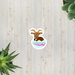 Easter Goat in an Egg by Billy Swag