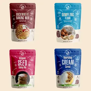 <b>Gluten-Free Baking Starter Bundle</b> <br><span style="font-size: 14px"> [Buckwheat Baking Mix, Dumpling Flour, Nourishing Cream Cereal, Ketogenic Seed Baking Mix]