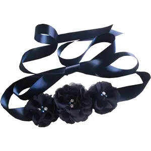 Bridesmaid and Flowergirls sashes wedding sash   belts