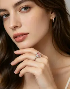 Emerald Cut Halo Ring