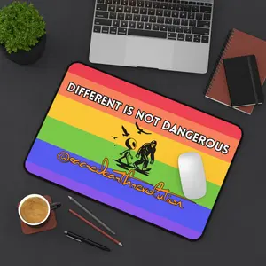 Different Is Not Dangerous Desk Mat