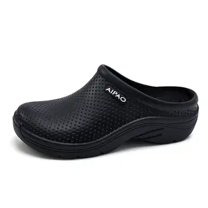 AIPAO Women's EVA All-Seasons Breathable Non-Slip Wedge Nursing Clogs, Comfortable Lightweight Medical Mules for Hospital, Kitchen Use good guy shoes outdoorfun