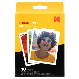 Kodak 3.5x4.25 inch Premium Zink Print Photo Paper Compatible with Kodak Smile Classic Instant Camera