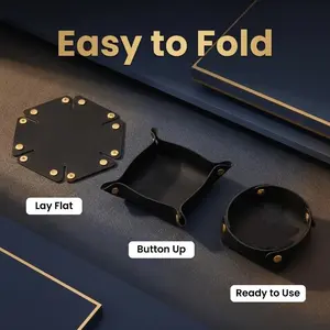 Multi-Use Folding Tray, Dice Tray, Storage Tray, Cup Mat, 6 Color Options, Perfect for Role Cards, Dice Sets, Rpg Night Essentials